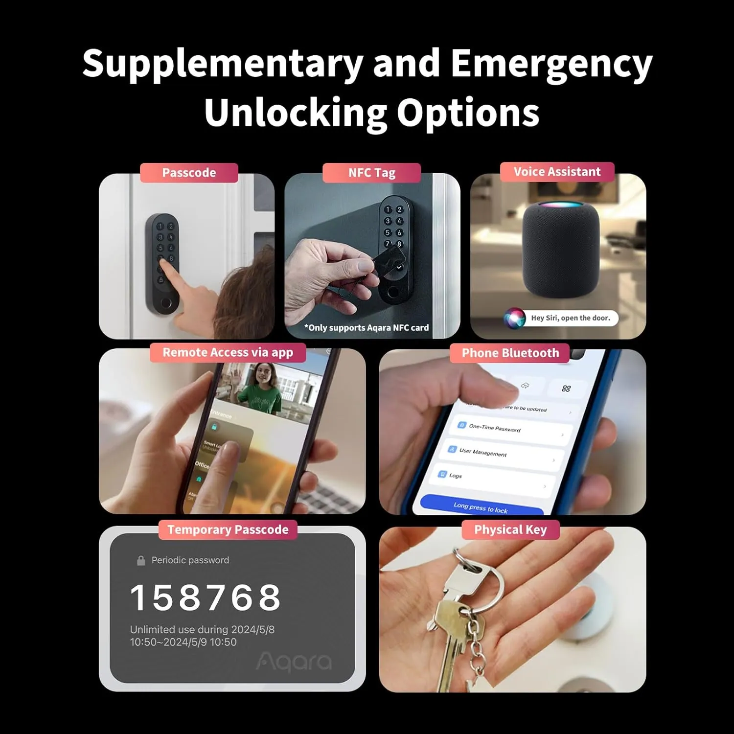 Aqara Smart Lock U200 Matter Over Thread