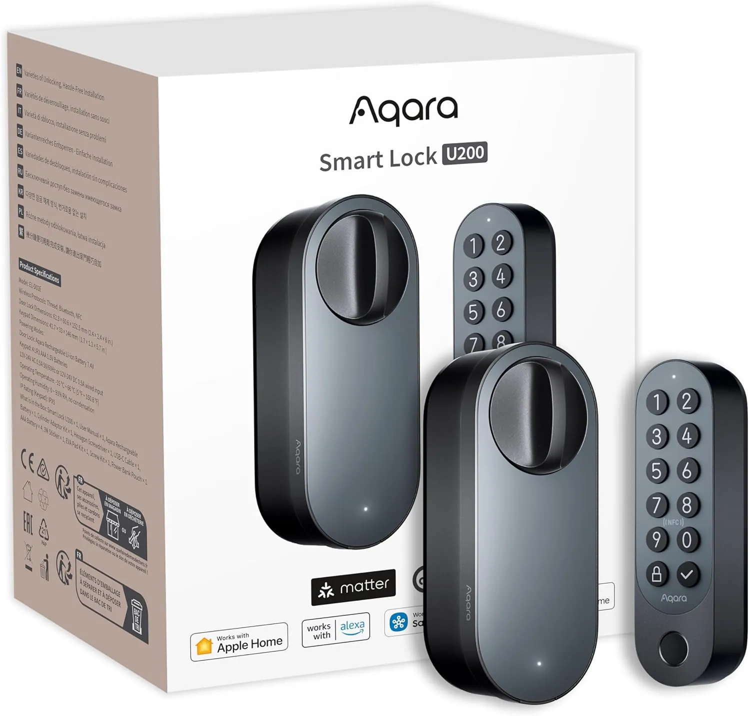 Aqara Smart Lock U200 Matter Over Thread