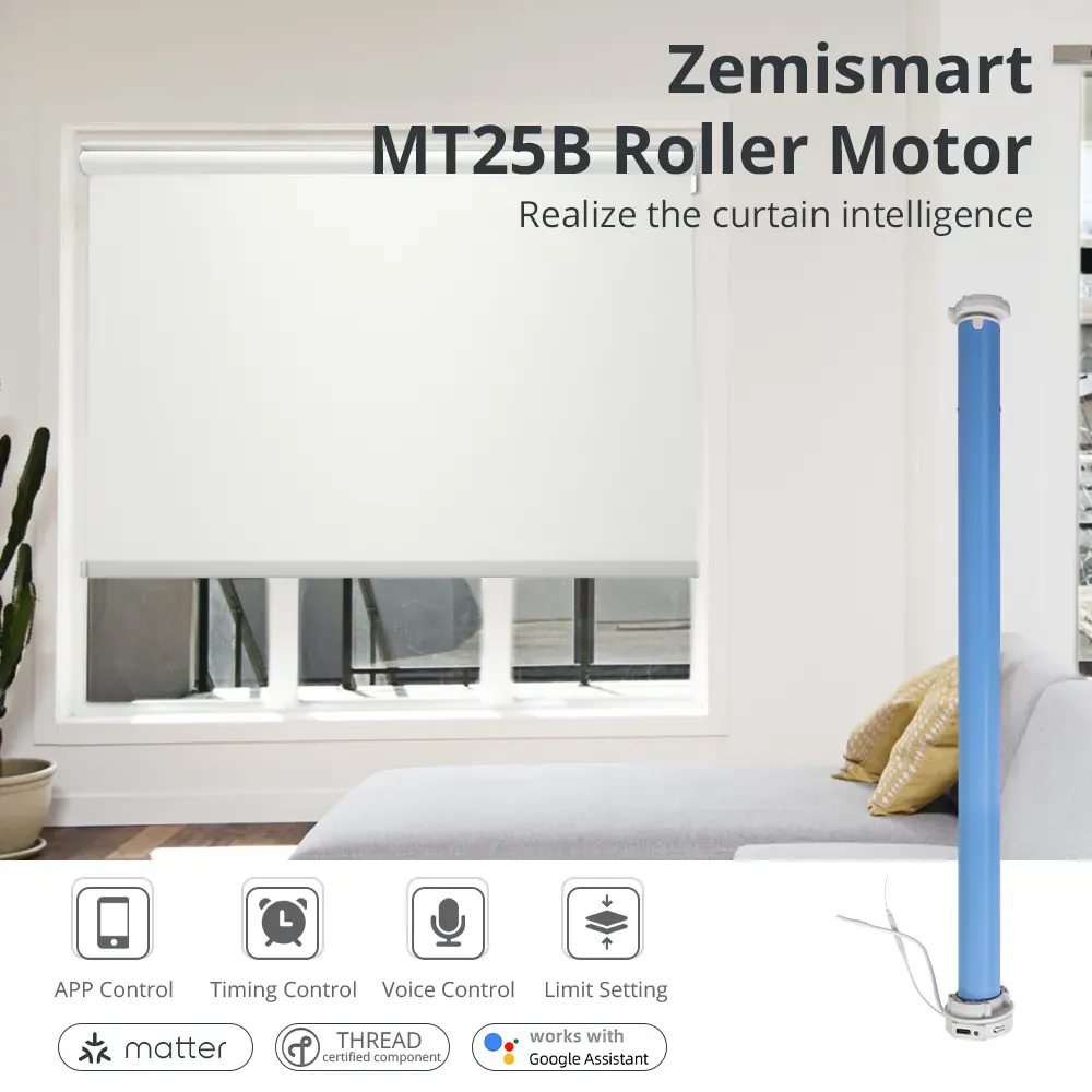 Zemismart MT25B Roller Motor Matter Over Thread