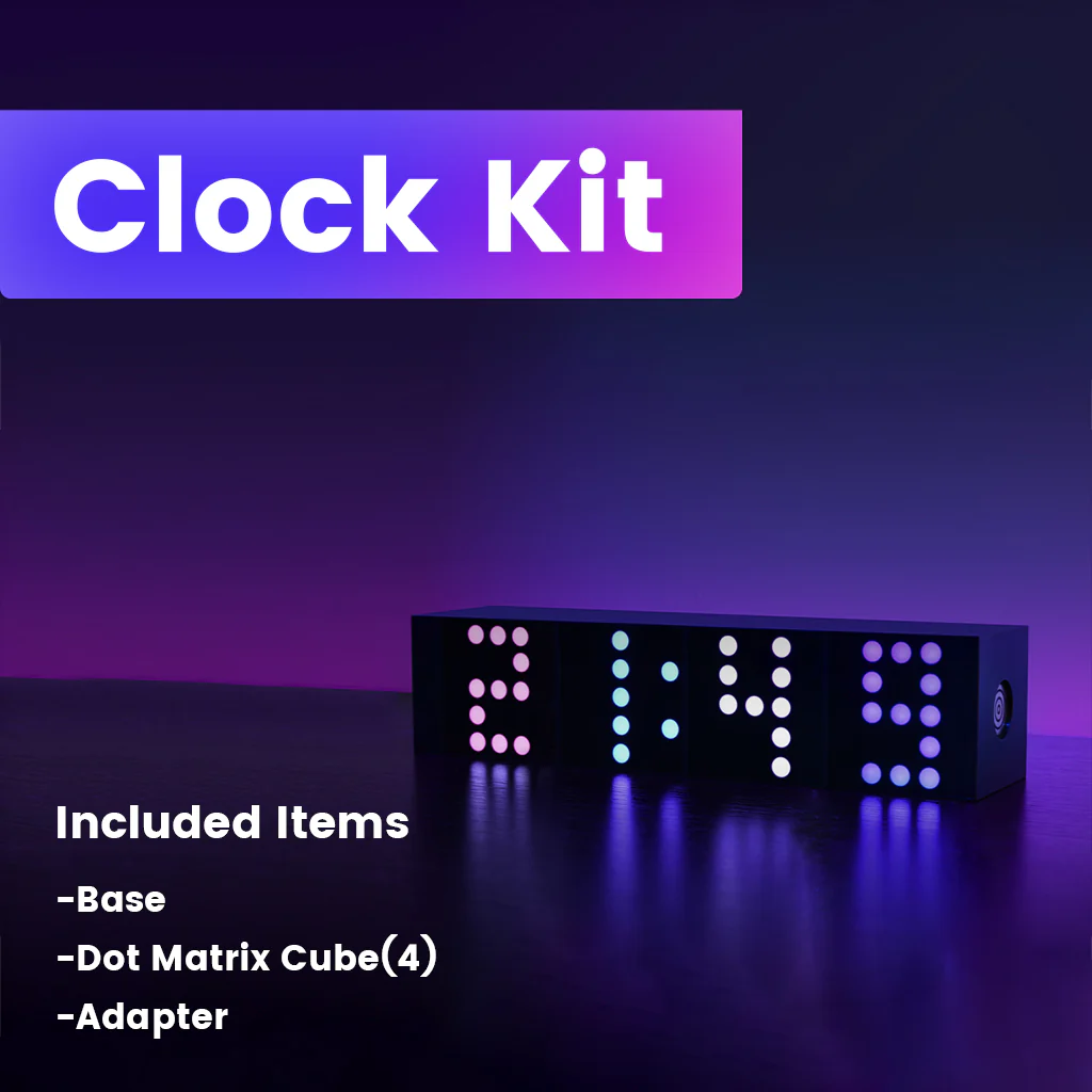 Yeelight Smart Cube Clock Kit (Included 4 Matrix Cube)